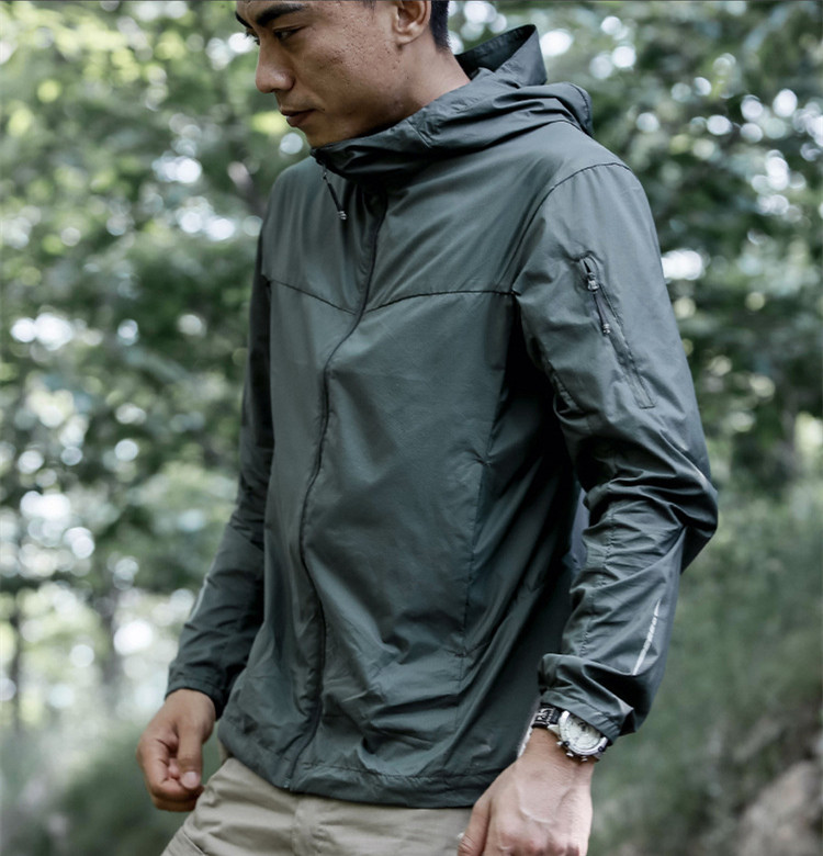Outdoor Adventure Clothing - FSTAR-メンズ通気性日焼け防止服、戦術的なウインドブレーカー、スポーツコート、戦術的なパーカー、アウトドア、夏