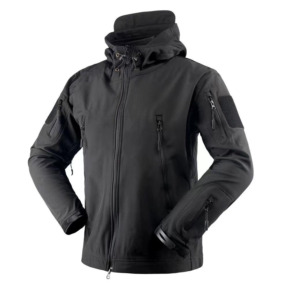Outdoor Adventure Clothing - 春秋アウトドアメンズトレーニング迷彩アドベンチャースキー防水ジャケット登山狩猟服作業服トップ