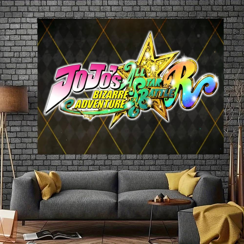 Outdoor Adventure Day - 日本のアニメジョジョの奇妙な冒険ハッピーバースデー背景装飾背景幕ホーム屋内屋外パーティー用品用