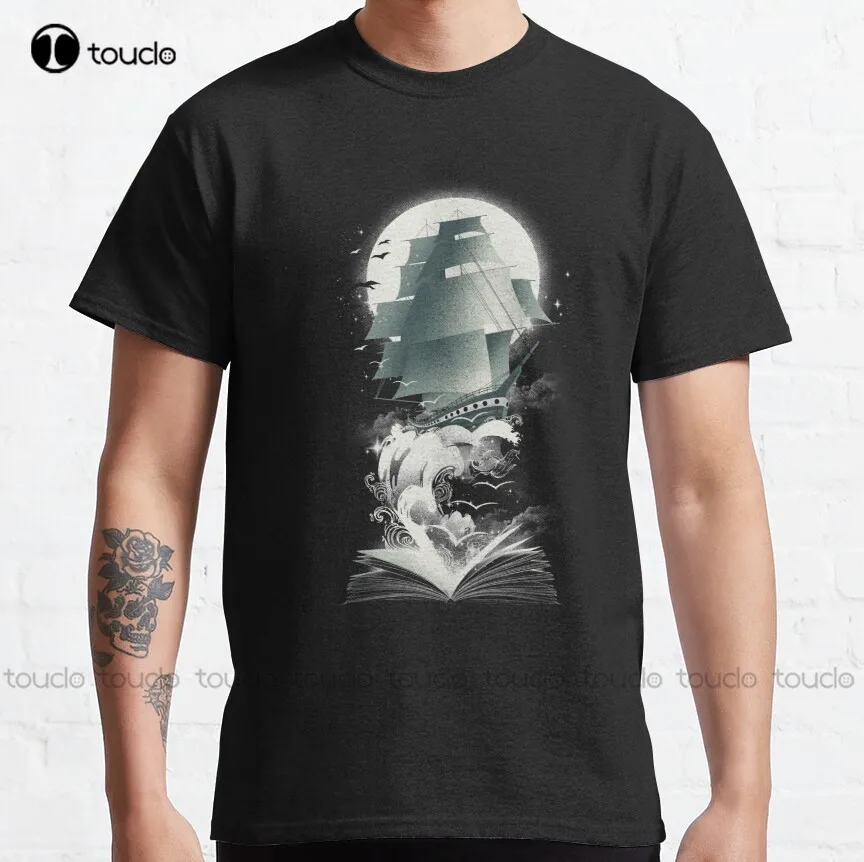 Outdoor Adventure Books - ブック オブ アドベンチャー クラシック Tシャツ ブラック