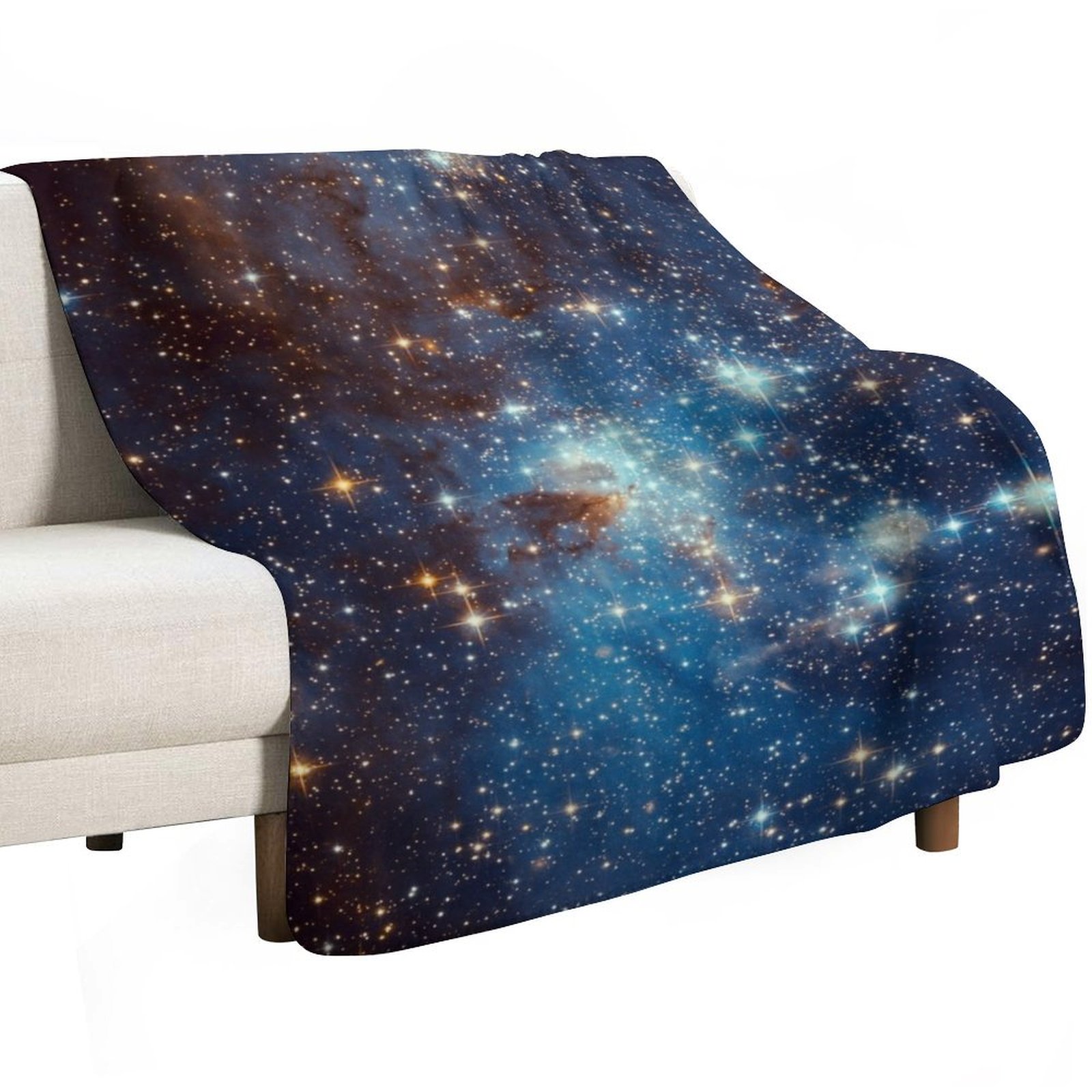 ブルーネビュラスターズスペーススローブランケット、ソファや装 - Space Blanket Heavy のレビューと価格