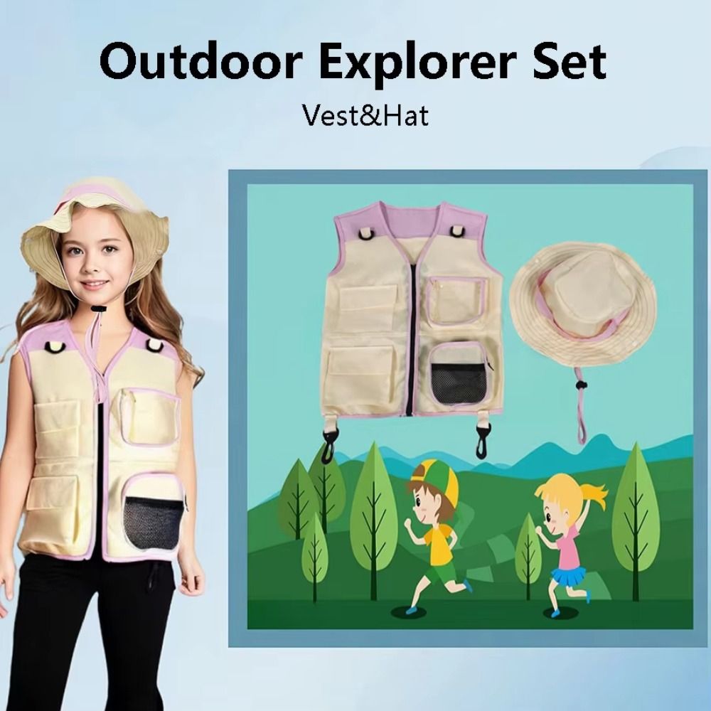 夏服探検家ベスト帽子ファッションベストツール衣類アウトドアア - Outdoor Adventure Clothing のレビューと価格