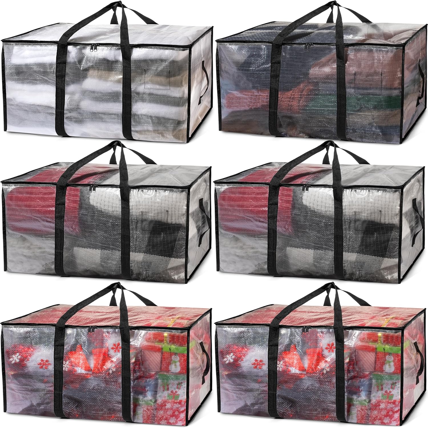 4/6個入り特大ヘビーデューティー移動用バッグ、防水収納トー - Space Blanket Heavy のレビューと価格