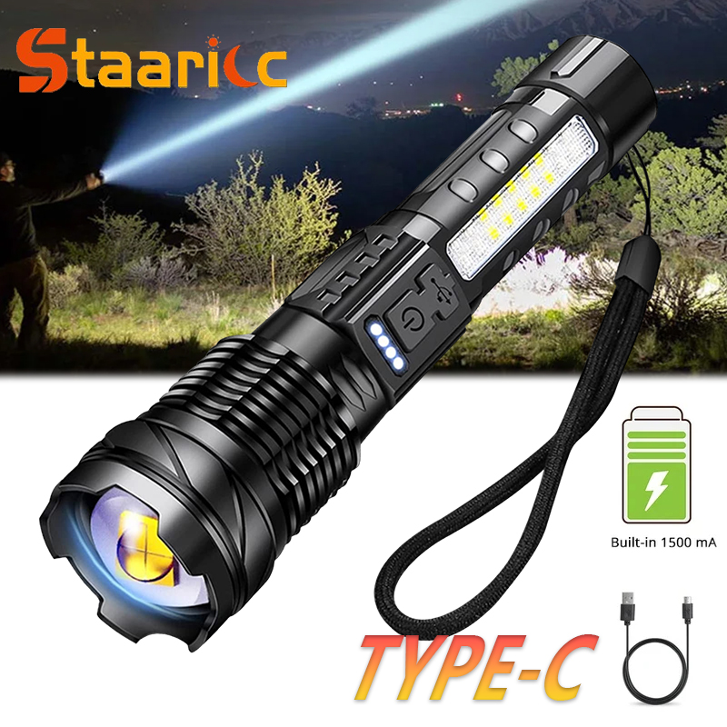 強力な XHP50 LED 懐中電灯防水 18650 トーチ - Outdoor Adventure Camp のレビューと価格
