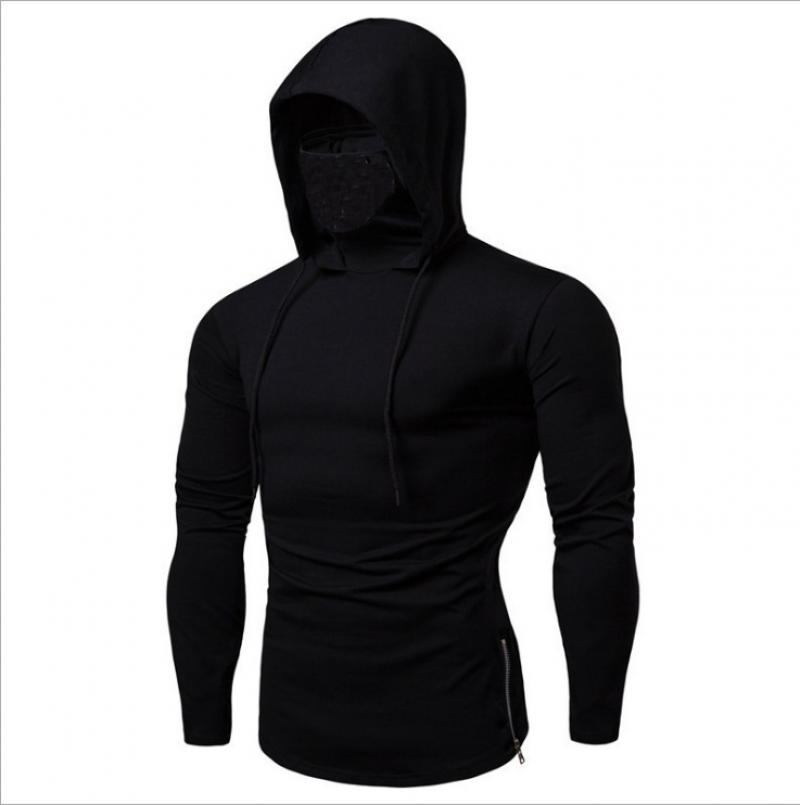 2026 男性ソリッドカラーパーカー秋レジャーフィットネスス - Outdoor Adventure Clothing のレビューと価格
