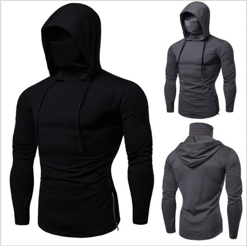 2026 男性ソリッドカラーパーカー秋レジャーフィットネスス - Outdoor Adventure Clothing のレビューと価格