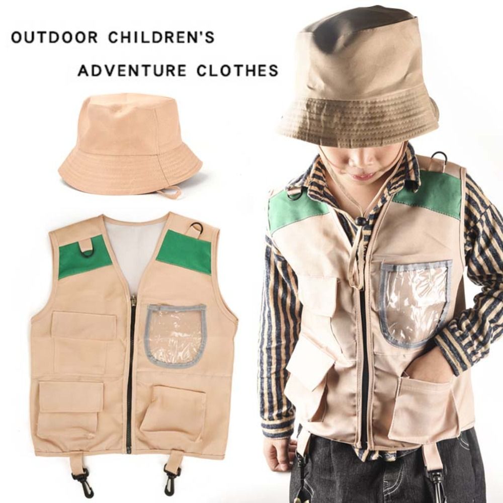 夏服子供用エクスプローラーベストファッションベストロールプレ - Outdoor Adventure Movies For Kids のレビューと価格