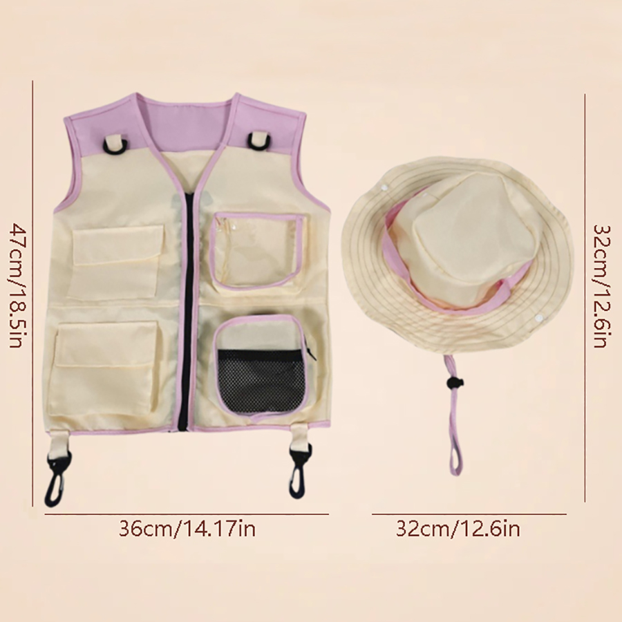 子供のための変装と帽子,よだれかけと帽子,複数のポケット,ア - Outdoor Adventure Outfit のレビューと価格