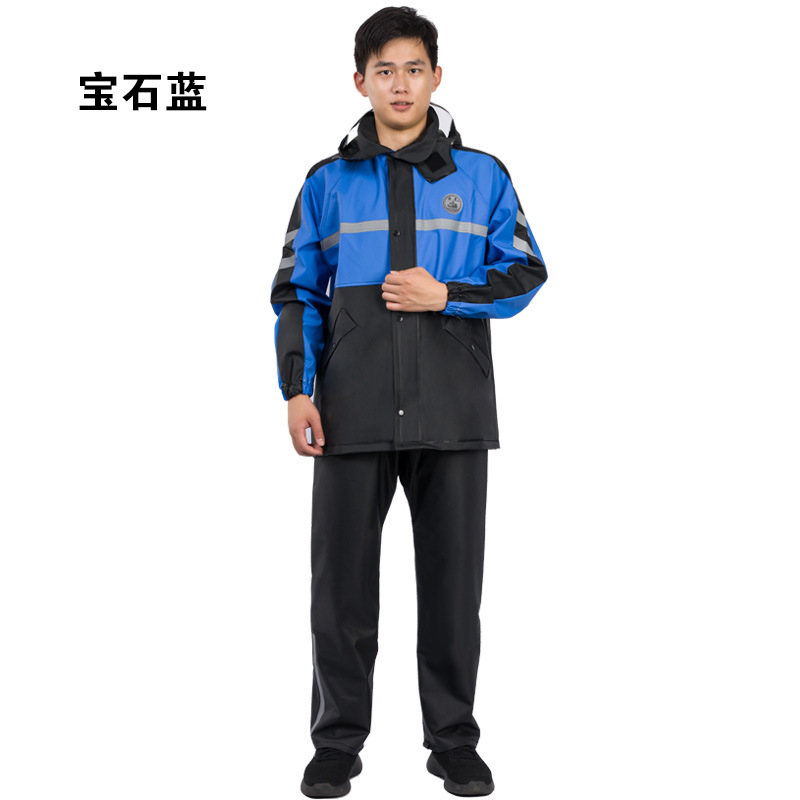 分割式レインスーツ 防水レインコートパンツセット 反射材付き - Outdoor Adventure Outfit のレビューと価格